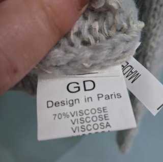 Chaqueta de punto con perlas