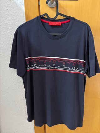 Camiseta CH Carolina Herrera Azul y Blanca