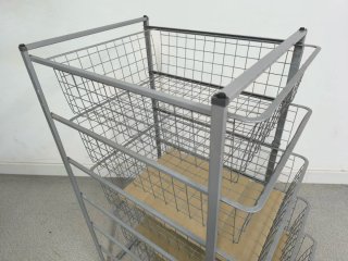 Cajonera Metálica Gris 6 Niveles