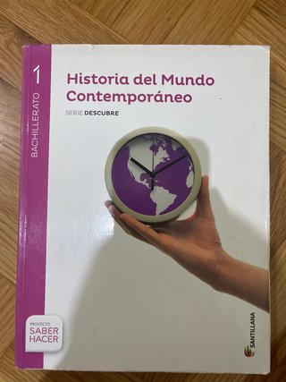 Historia del mundo contemporáneo, 1 bachillerato
