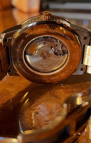 Tissot Powermatic 80 Automático Oro/Plata