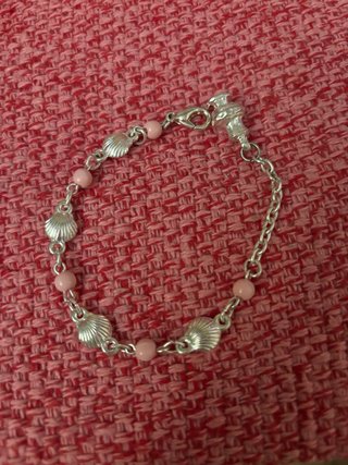 Pulsera Botafumeiro conchas y perlas