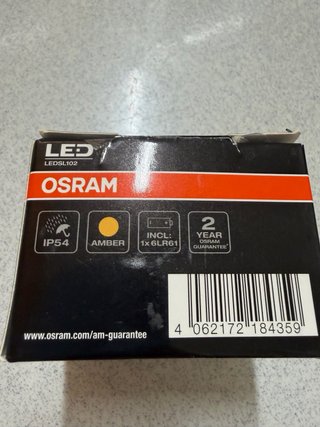 Luz de Emergencia V16 OSRAM LEDguardian