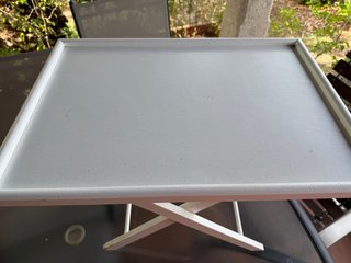 Mesa auxiliar plegable de madera