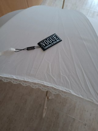 Paraguas de Novia Blanco Vogue
