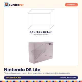 Funda Protectora PET para Nintendo DS Lite