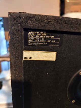 Altavoces Technics SB-CS65