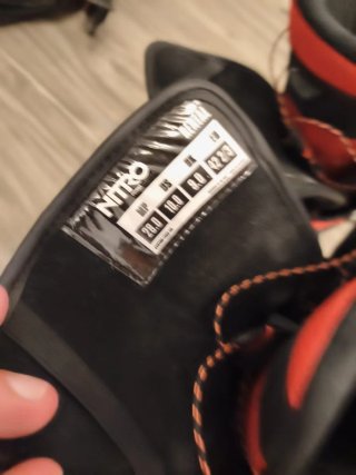 Botas de Snowboard Nitro Negras y Naranjas