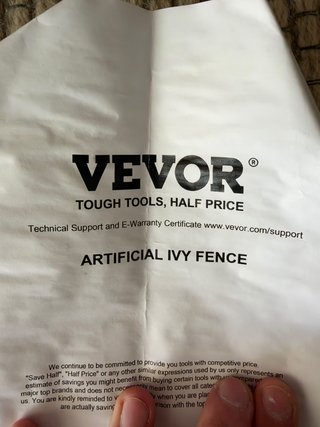 VEVOR Valla Hiedra Artificial JNF013 150x249 cm