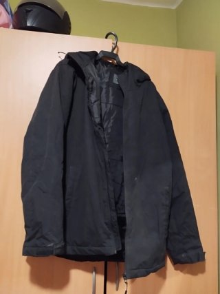 LOTE: 2 chaquetones y 1 Jersey de Punto Azul Talla