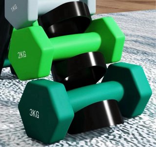 Set de 6 Mancuernas con Soporte