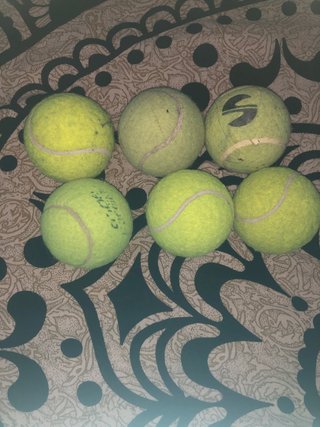6 Pelotas de Tenis