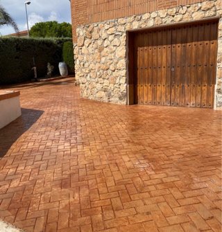 Hormigón impreso y pulido