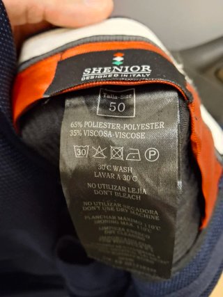 Traje SHENIOR Talla 50 Azul Marino