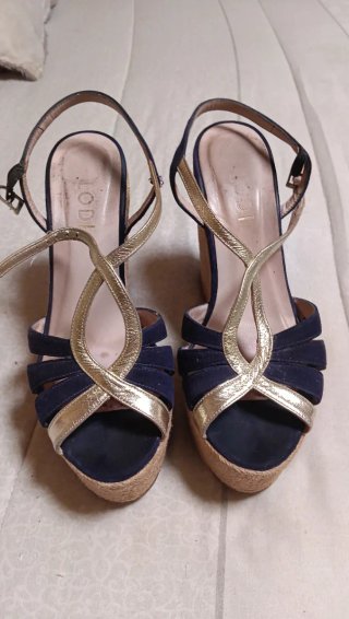 Cuñas Lodi Azul y Dorado