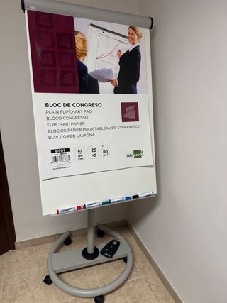 Pizarra Blanca Rocada para Conferencias