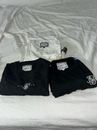Pack 3 Camisetas SikSilk Talla L