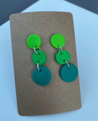 Pendientes de Arcilla Polimérica hechos a mano