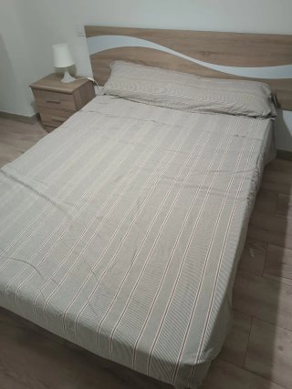 Cama 135x190cm con Somier, Colchón y Almohada