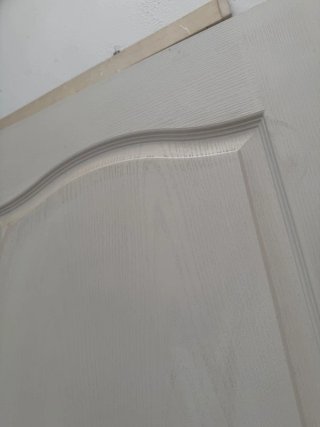 Puerta Interior de Madera Blanca