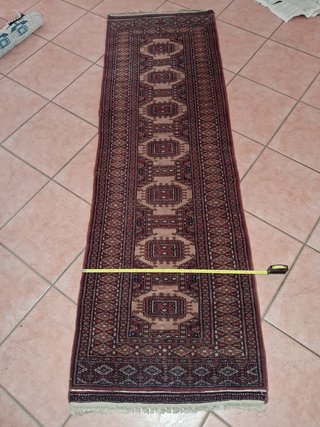 Tappeto orientale - Passatoia Turkmena di 2 metri