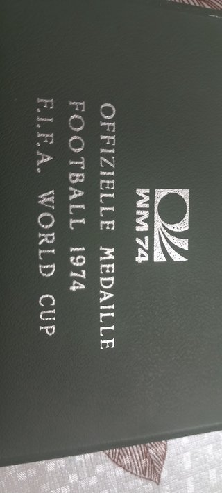 Moneda Conmemorativa Mundial Alemania 74
