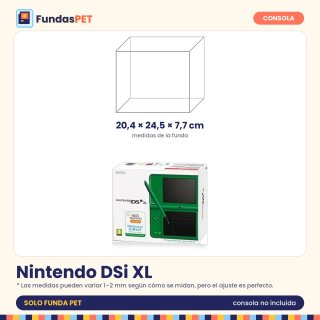 Funda protectora PET para Nintendo DSi XL