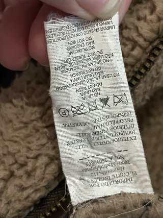 Chaqueta aviador forrada marrón