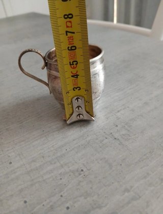 Bricchetto vintage argentato