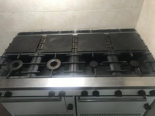Cocina Industrial Zanussi 8 Fuegos y 2 Hornos