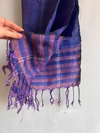 Bufanda con Estampado de Cuadros