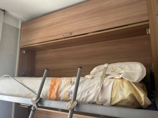 Dormitorio juvenil completo madera y azul