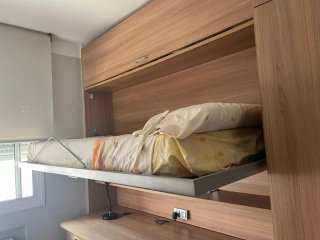 Dormitorio juvenil completo madera y azul