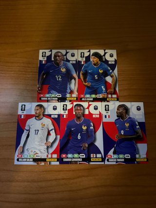 5 Cromos Panini Mundial