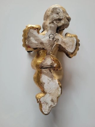 Ángel querubín musico de pared