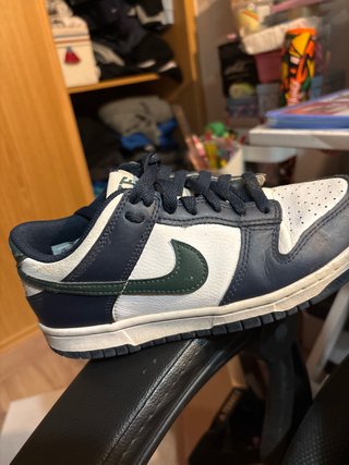 Nike Dunk Low Azul Blanco Talla 36.5