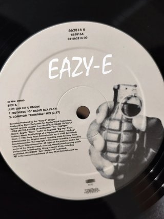 Vinilo Rap Eazy E - Just Tah Let U Know 12" 1995