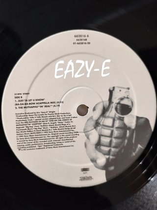 Vinilo Rap Eazy E - Just Tah Let U Know 12" 1995