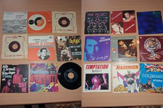 Vendo questi miei vinili 45 giri ani 60 e 80