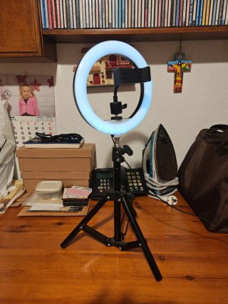 Aro de Luz LED con Trípode