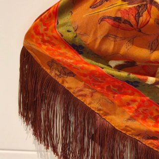Pañuelo Zara con Estampado de Garzas