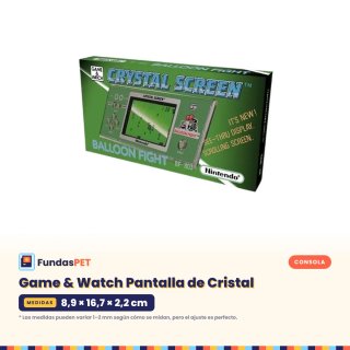 Cover PET Nintendo Game & Watch Crystal Screen