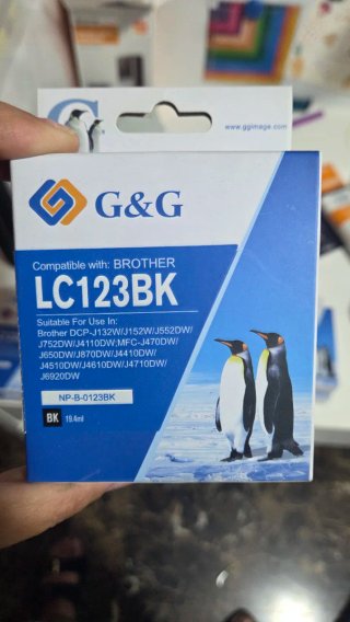 Cartucho de Tinta G&G LC123C para Brother