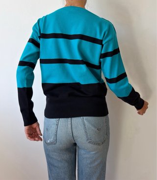 Maglione Ralph Lauren Scollo Barchetta Righe L