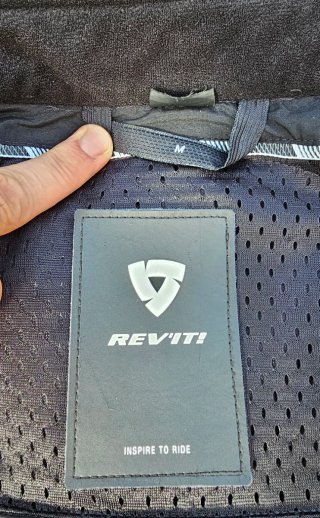Chaqueta REV'IT GT-R AIR 3 Negra Amarillo Fluor