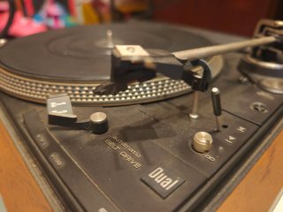 Tocadiscos Dual vintage madera