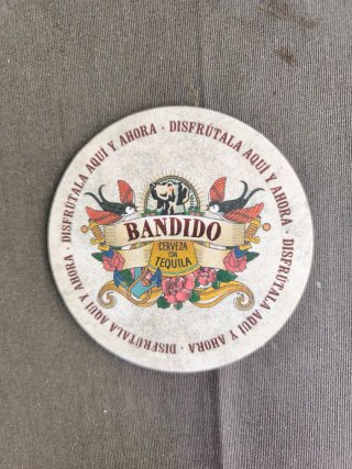 Posavasos Bandido Cerveza con Tequila