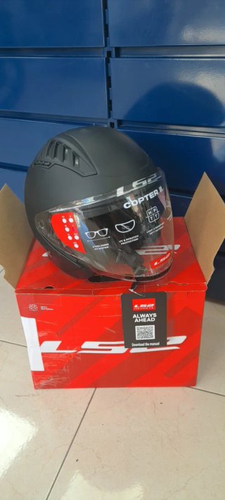Casco LS2 Copter II Negro Mate