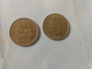 2 Monedas de 1 Peseta Juan Carlos I   79* 78*