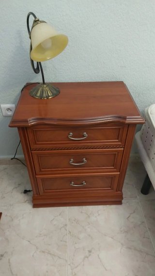 Set de 2 Mesillas de Noche de Madera